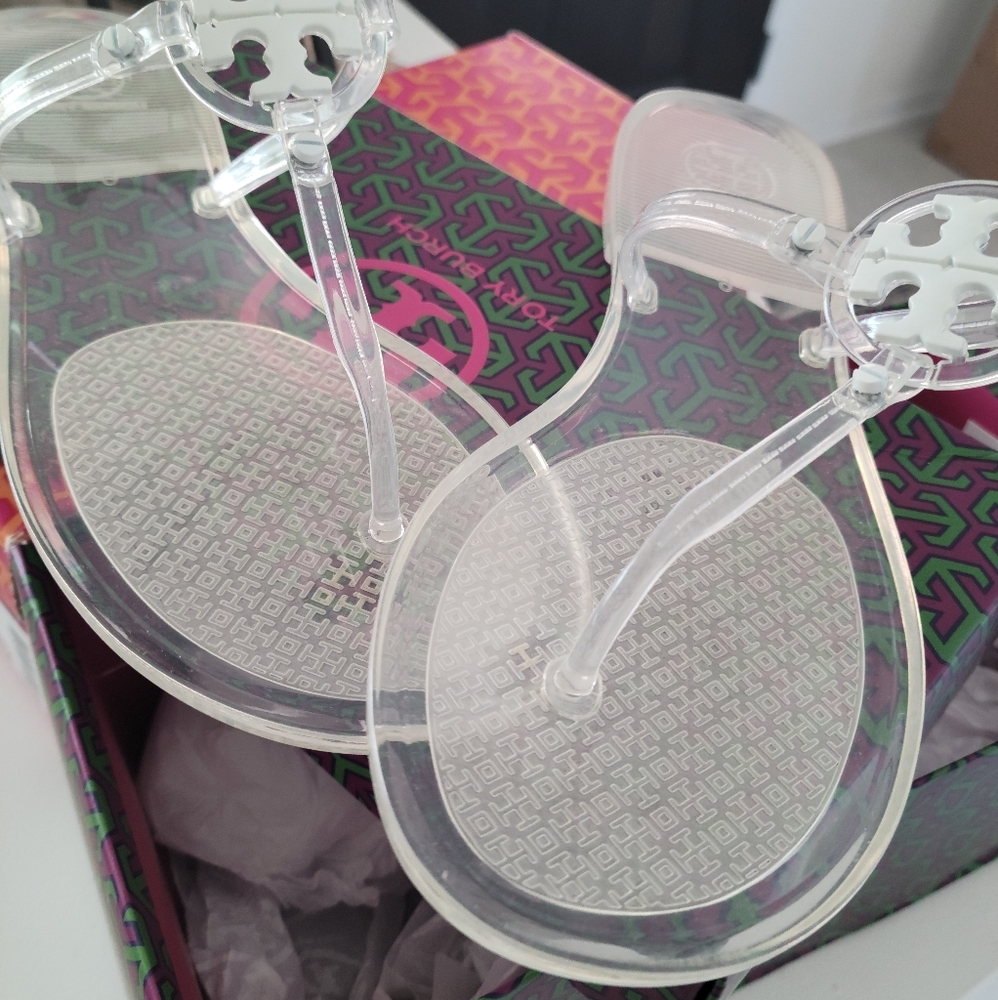 Tory Burch Mini Miller jelly thongs